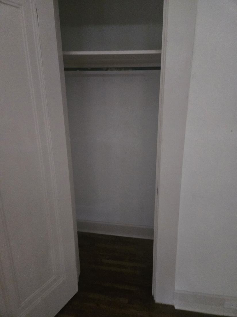 Closet after Kidoti Clean trash-out, cleared and cleaned, Birmingham AL