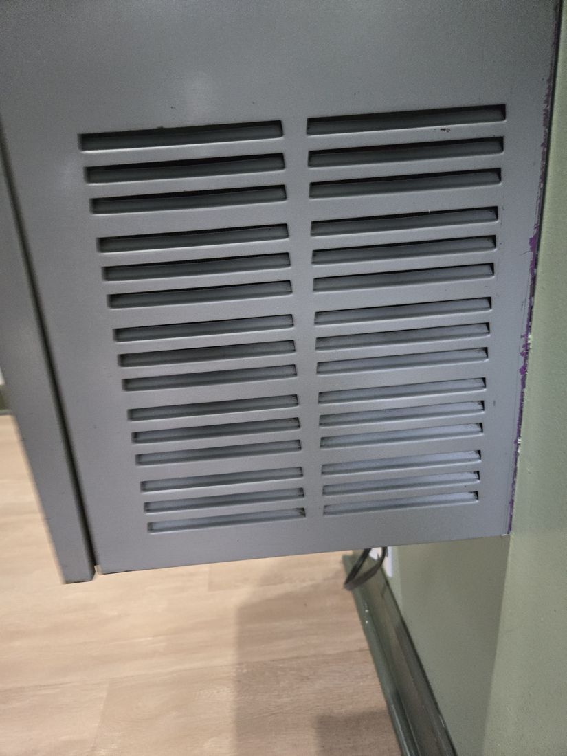 Same gray vent cover with clean slots after Kidoti Clean post-construction cleaning, Birmingham AL