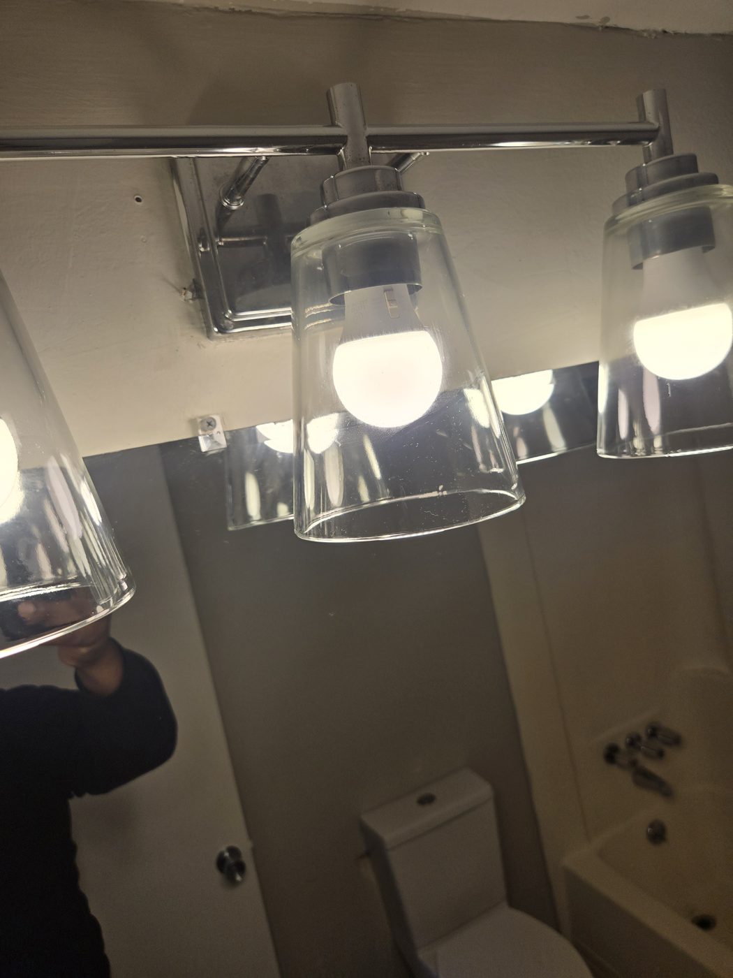 Clean bathroom vanity after Kidoti Clean turnover, Birmingham AL